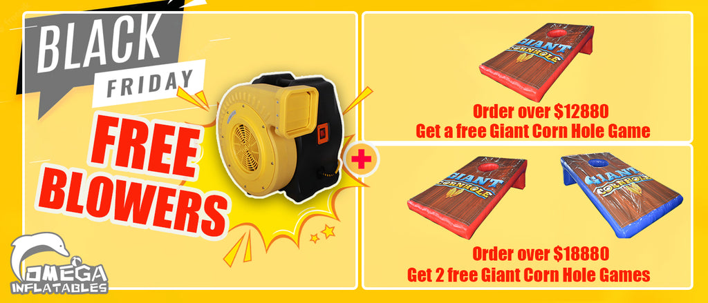 Black Friday Deal - FREE Blowers & Corn Hole Game