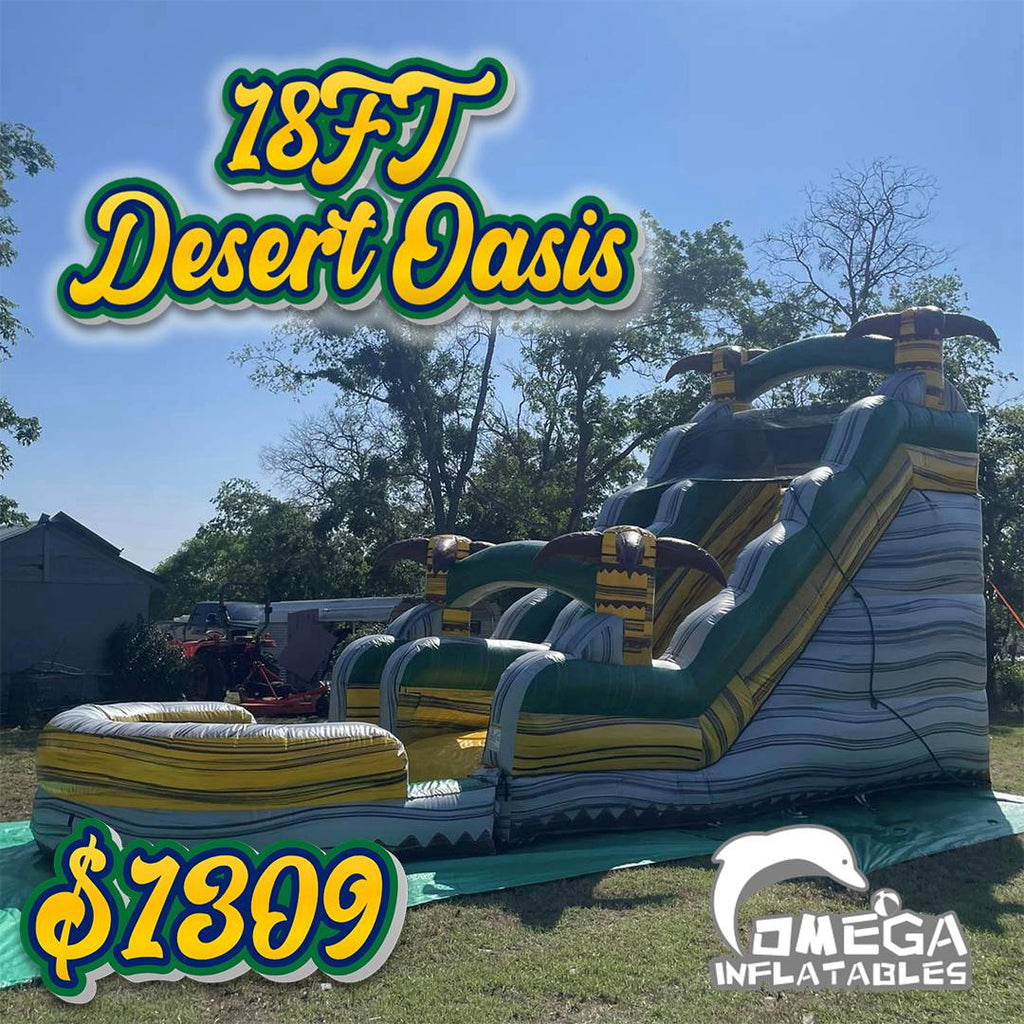 18FT Desert Oasis Commercial Water Slide
