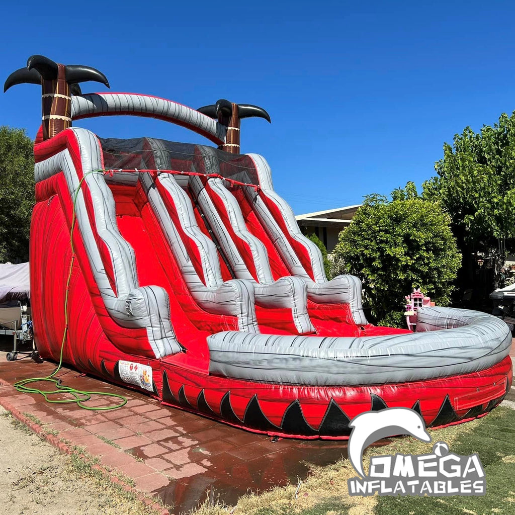 17FT Red Rush Water Slide