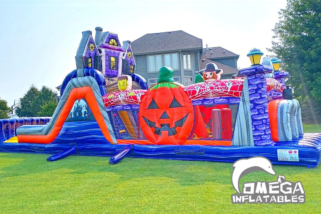 Haunted Run Inflatable Obstacle Course