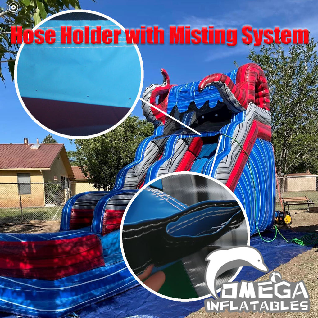 Hose Holder with Misting System
