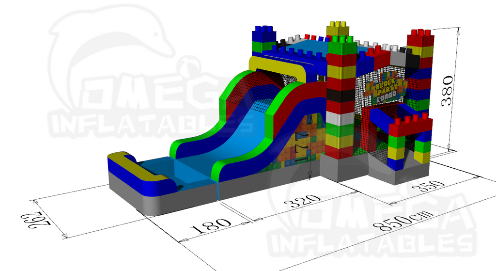 Lego Inflatable Wet Dry Combo