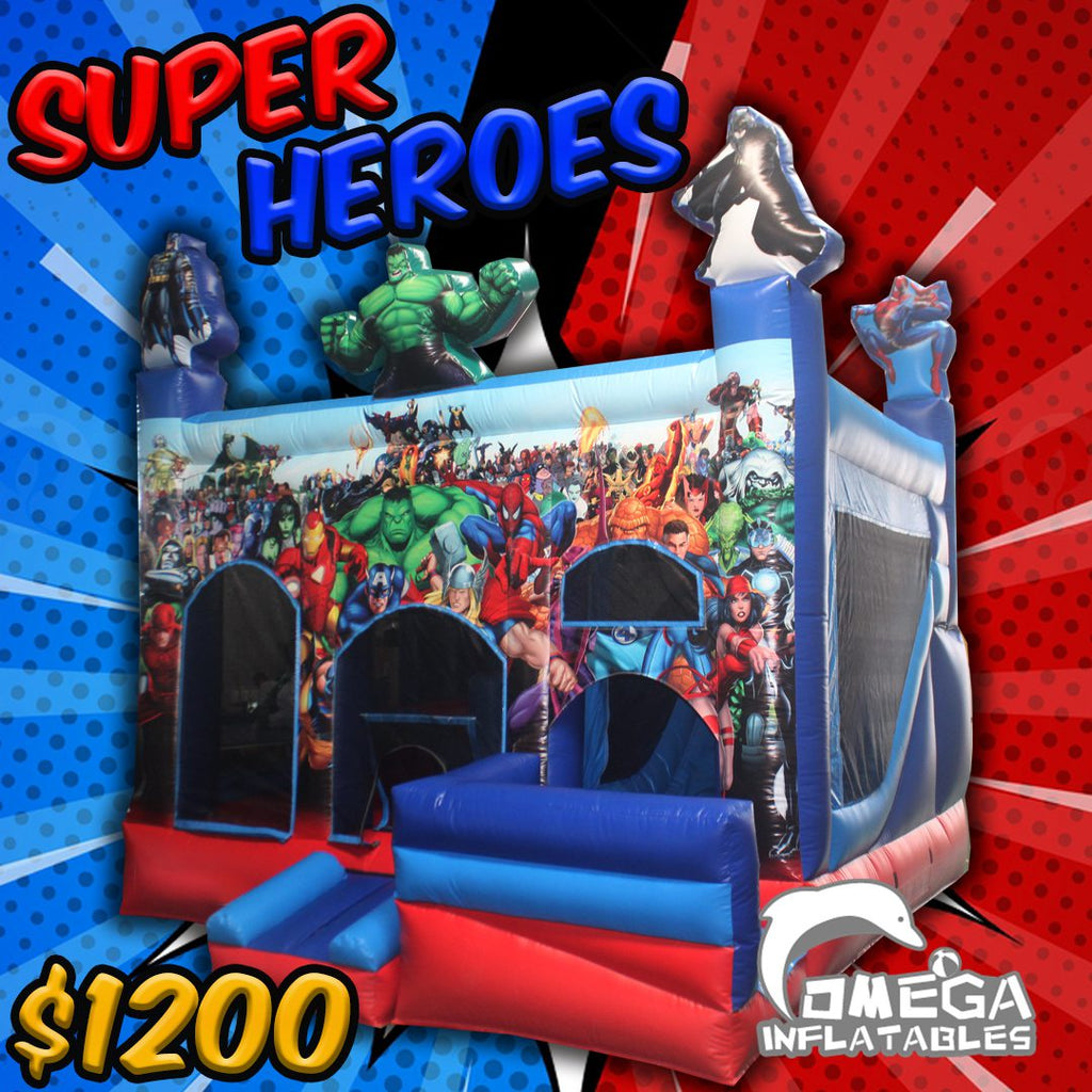Super Heroes Inflatable Combo