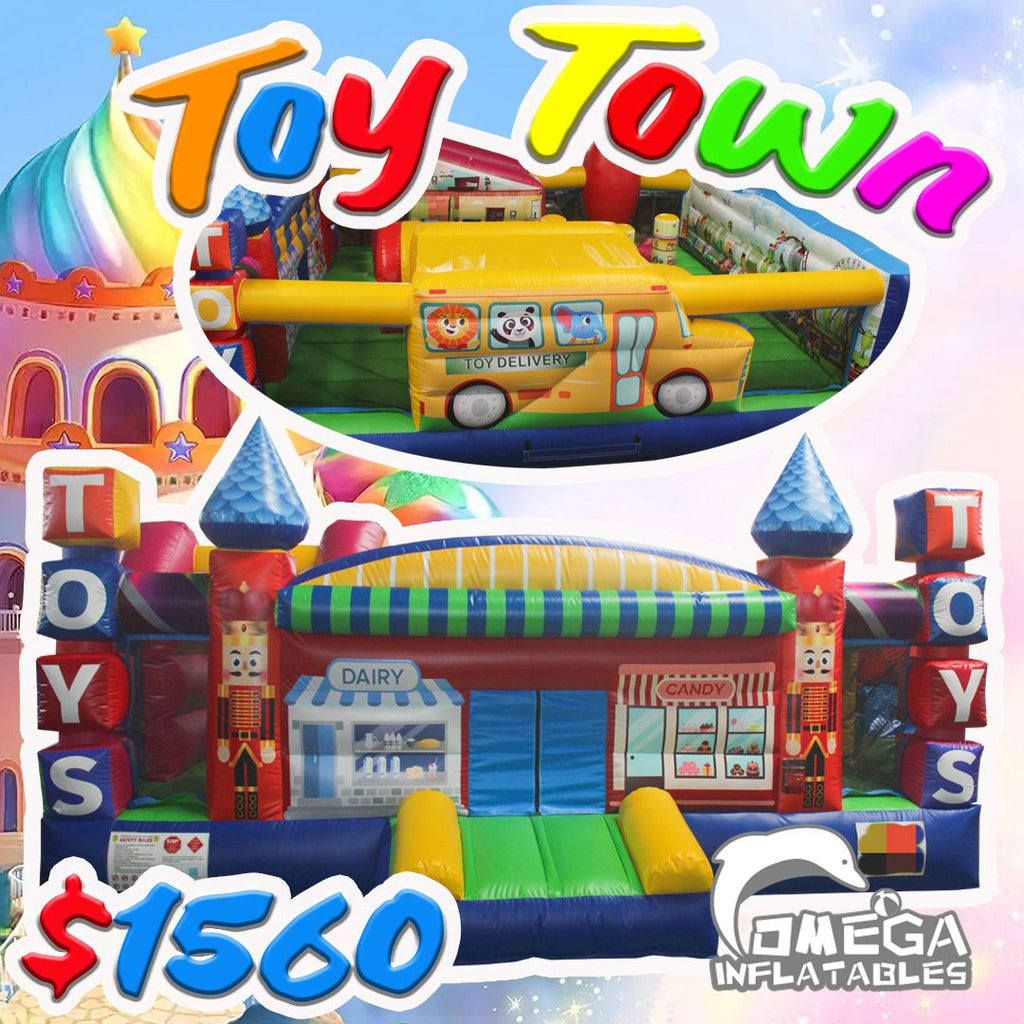 Toy Town Commercial Inflatable Playland