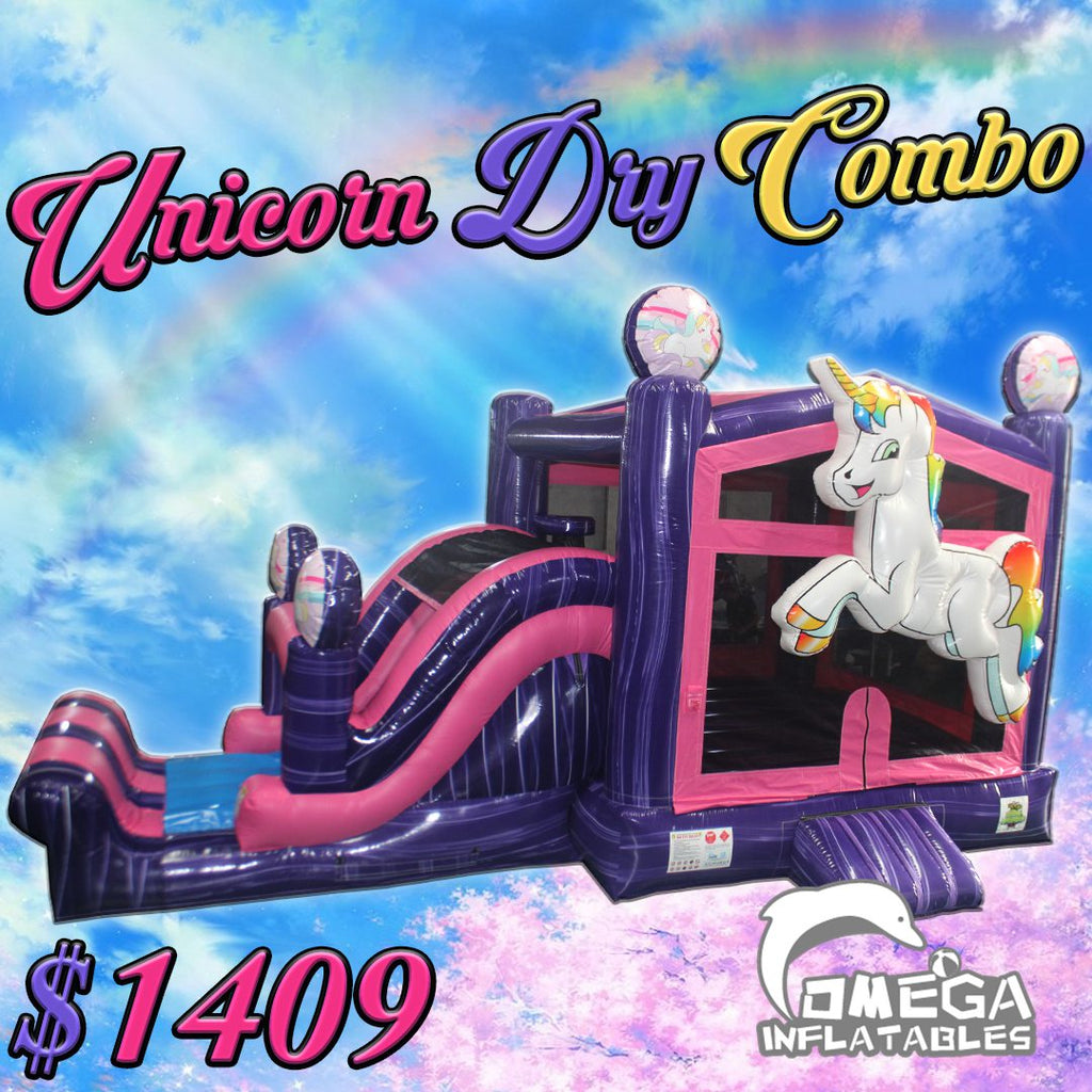 Inflatable Unicorn Combo Inflatable Moonwalk for Sale