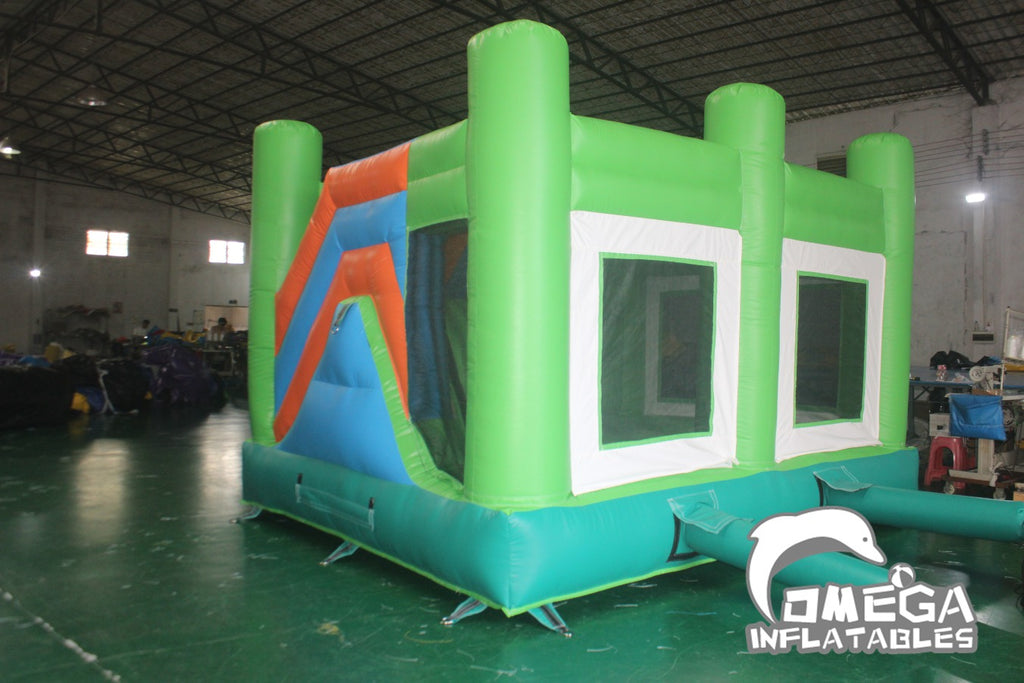 Soccer Bounce House With Slide