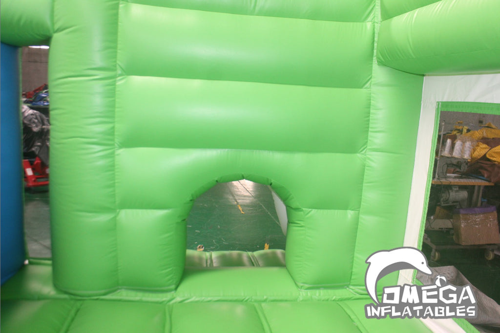 Soccer Bounce House With Slide