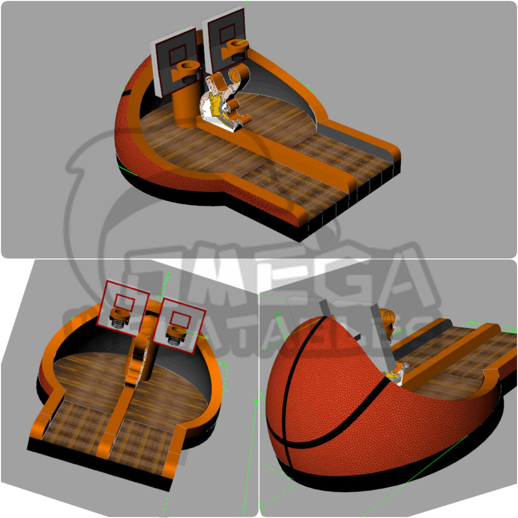 Inflatable Slam Dunk Commercial Basketball Game