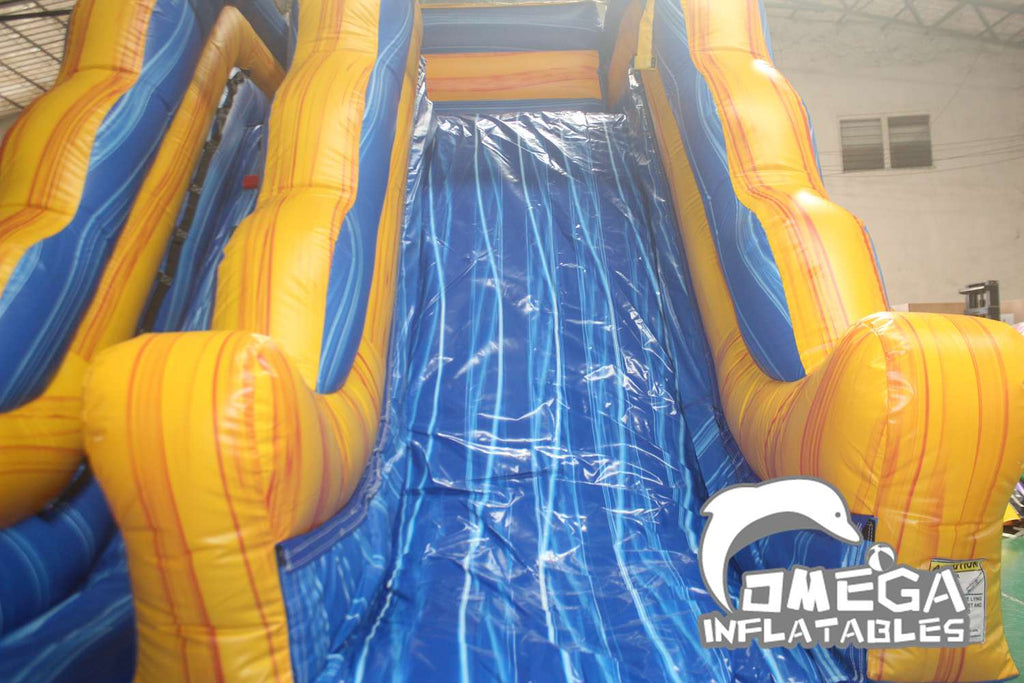16FT Blue Paradise Water Slide
