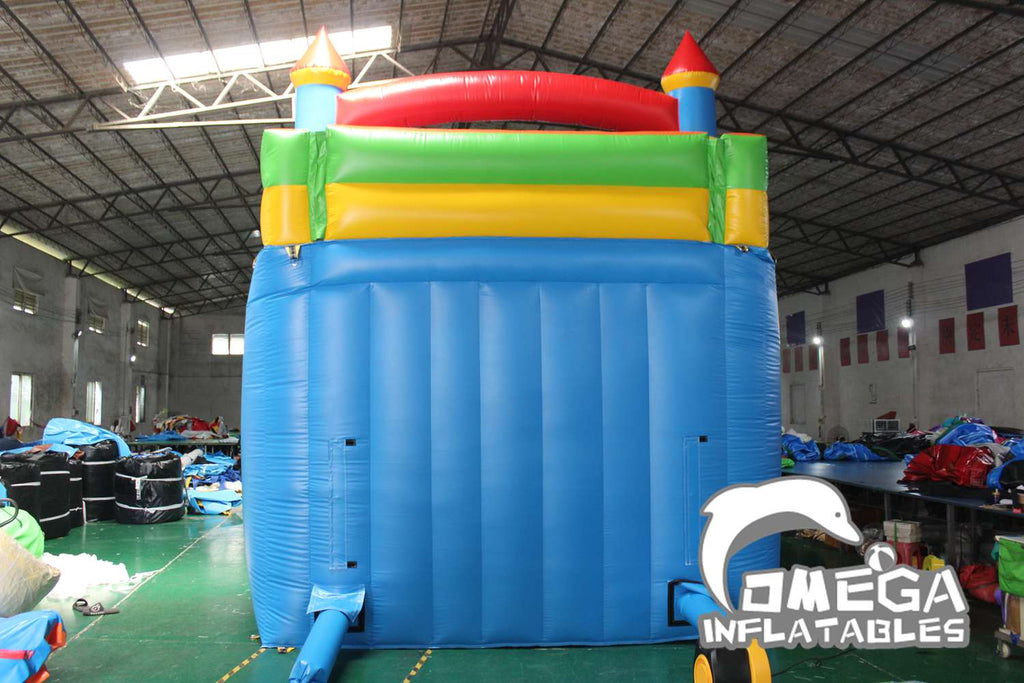18FT Castle Dual Lane Water Slide