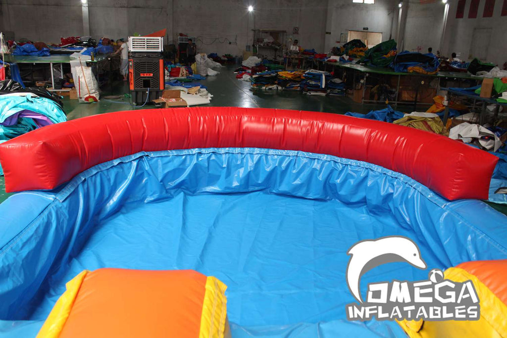 18FT Castle Dual Lane Water Slide