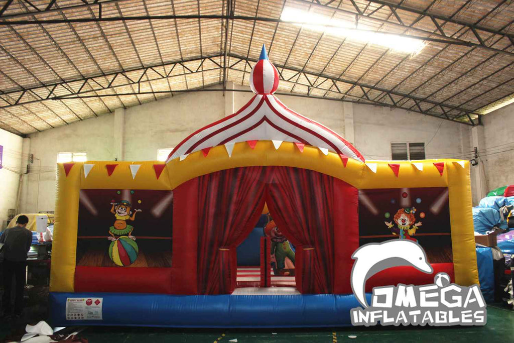 Inflatable Circus Themed Playland New Bounce House for Sale