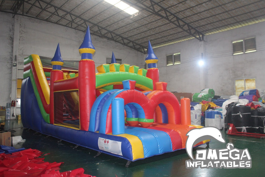Commercial Inflatable Castle Obstacle Course
