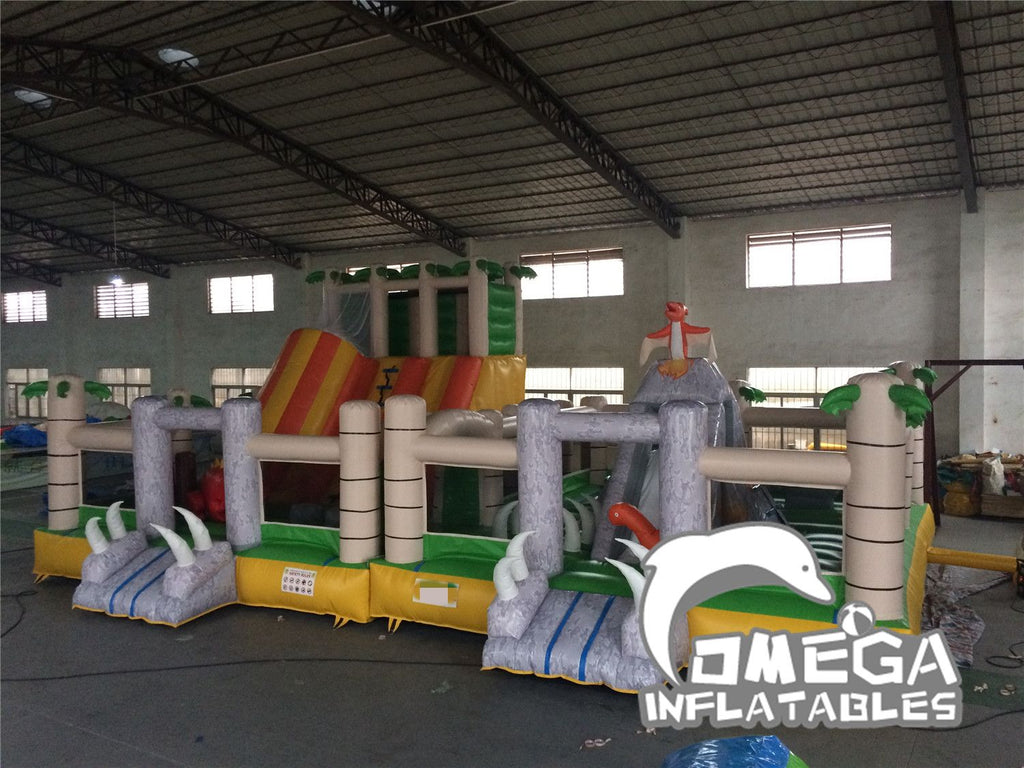 Jurassic (Dinosaur) Inflatable Funland
