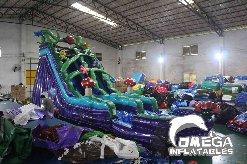 19FT Enchanted Forest Inflatable Water Slide