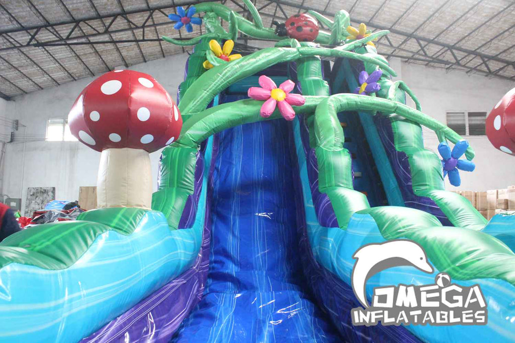19FT Enchanted Forest Inflatable Water Slide