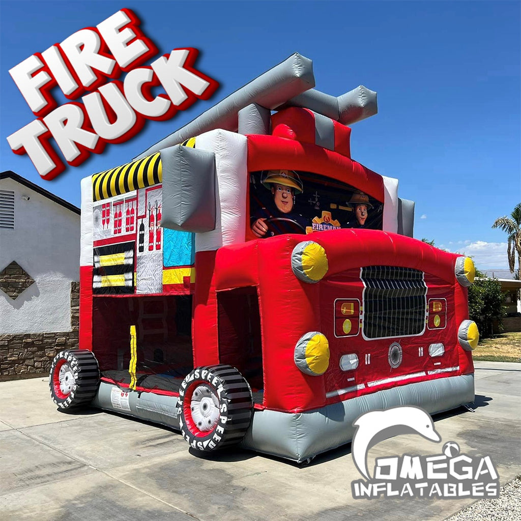 Fire Truck Bounce House Wholesale Distributors