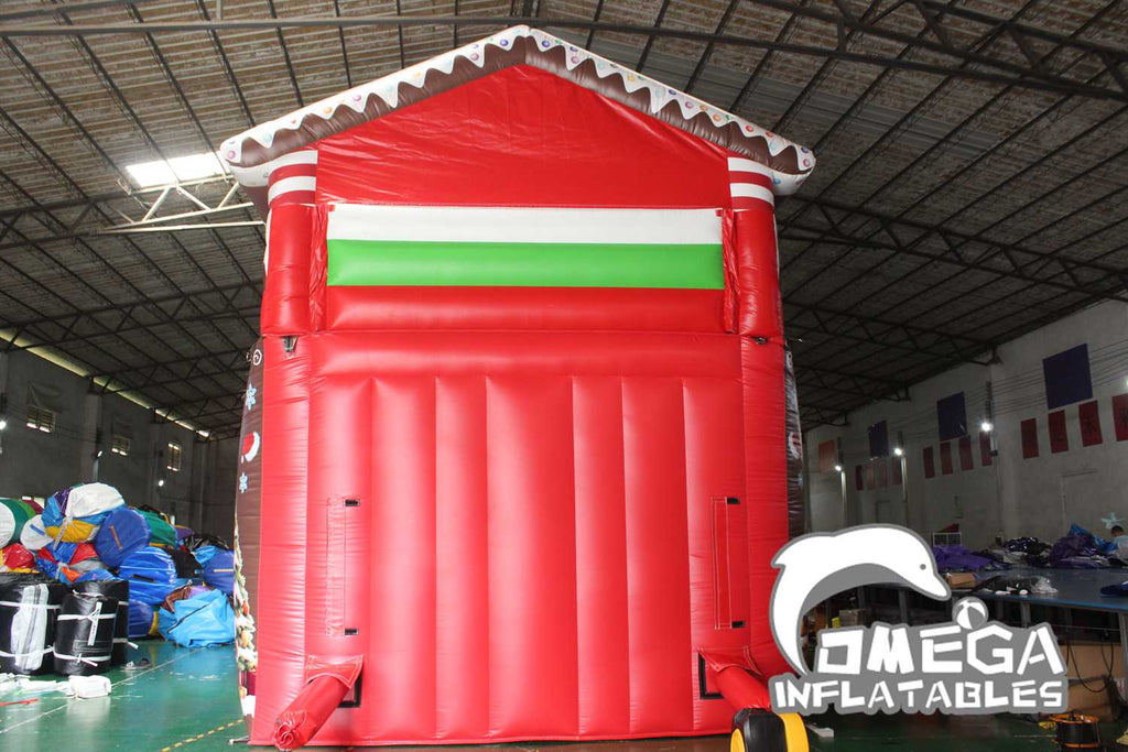 18FT Gingerbread House Dry Slide