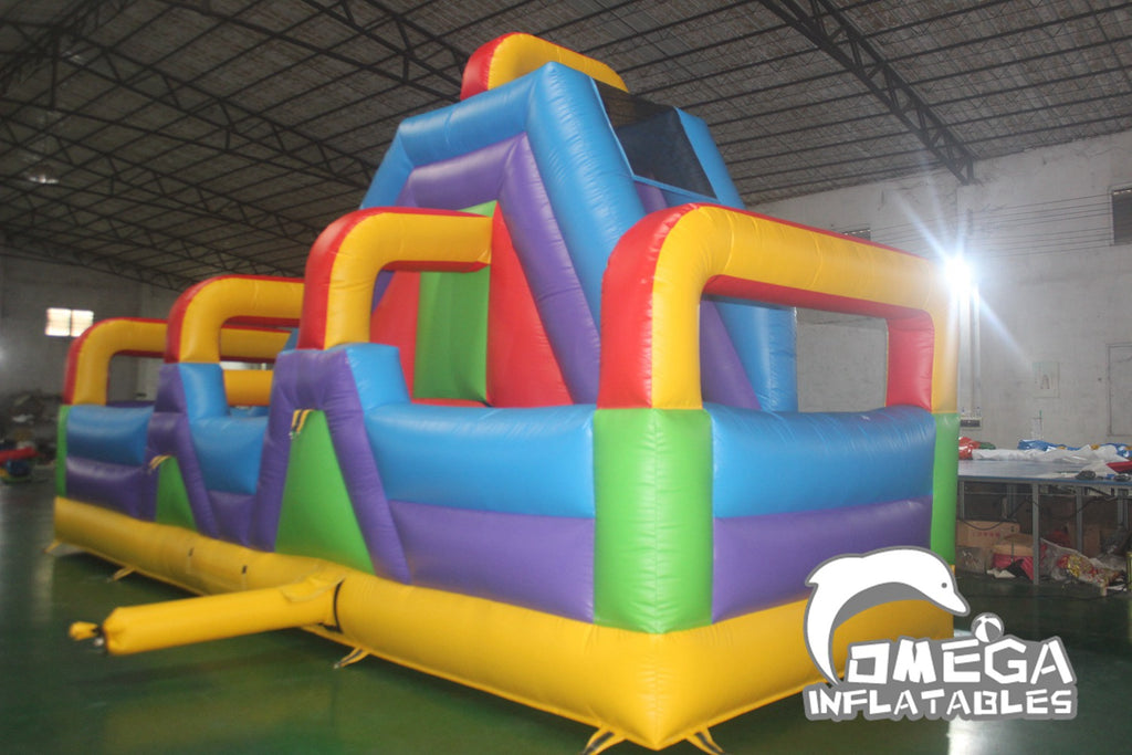 Colorful Inflatable Obstacle Course