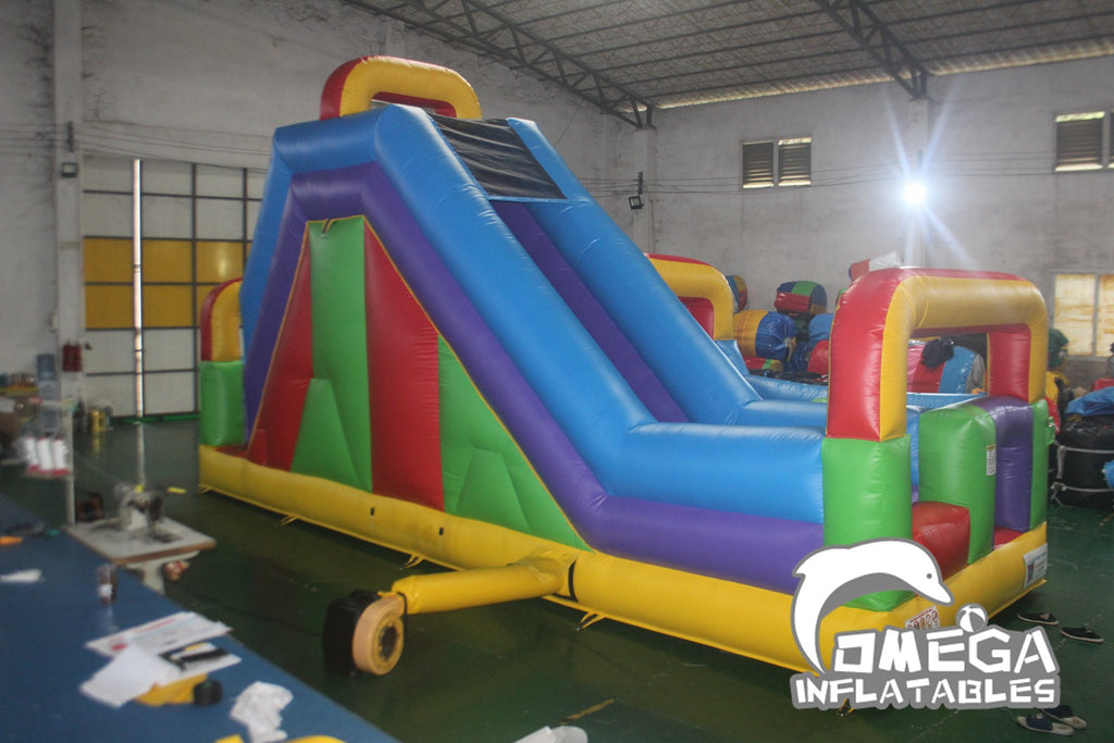 Colorful Inflatable Obstacle Course