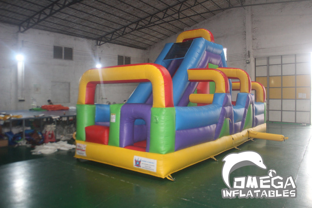 Colorful Inflatable Obstacle Course