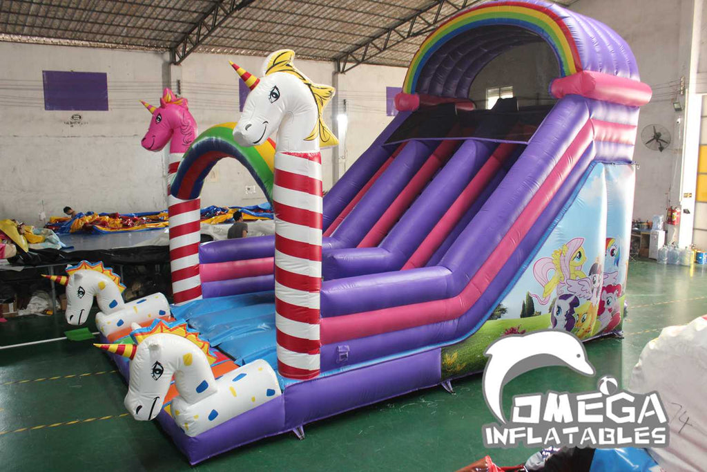16FT China Inflatable Factory Unicorn Slide