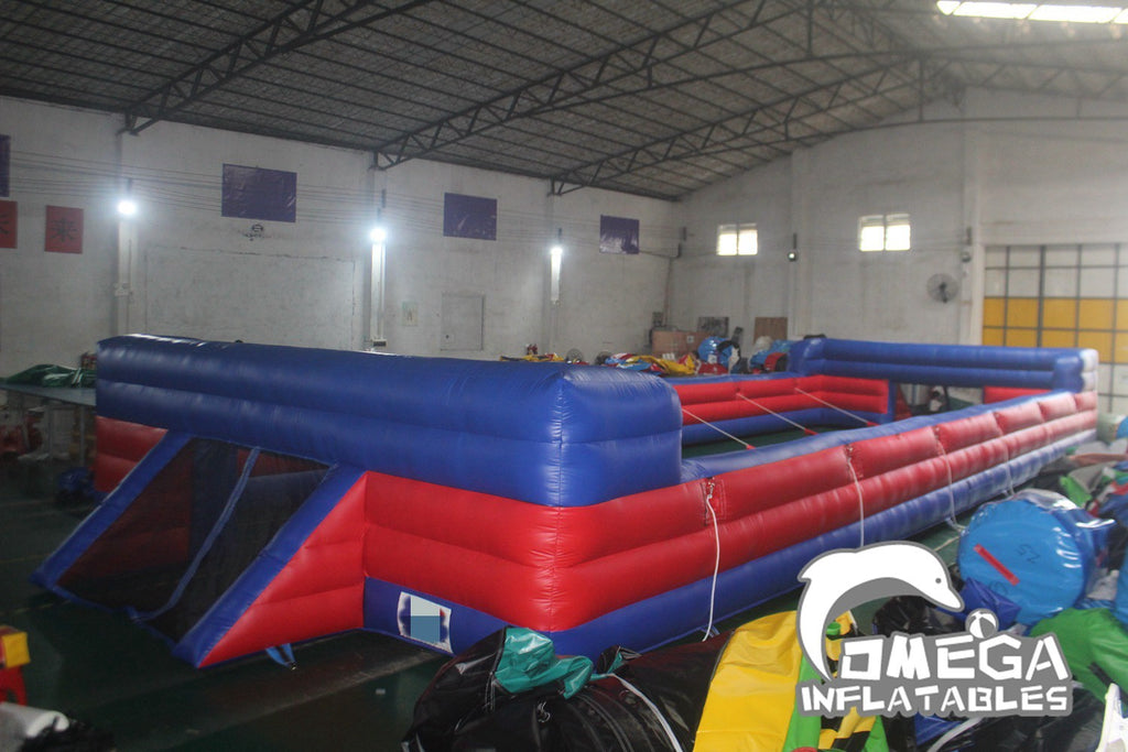 Inflatable Human Foosball Court (Red & Blue)