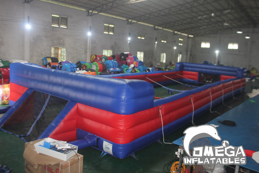 Inflatable Human Foosball Court (Red & Blue)