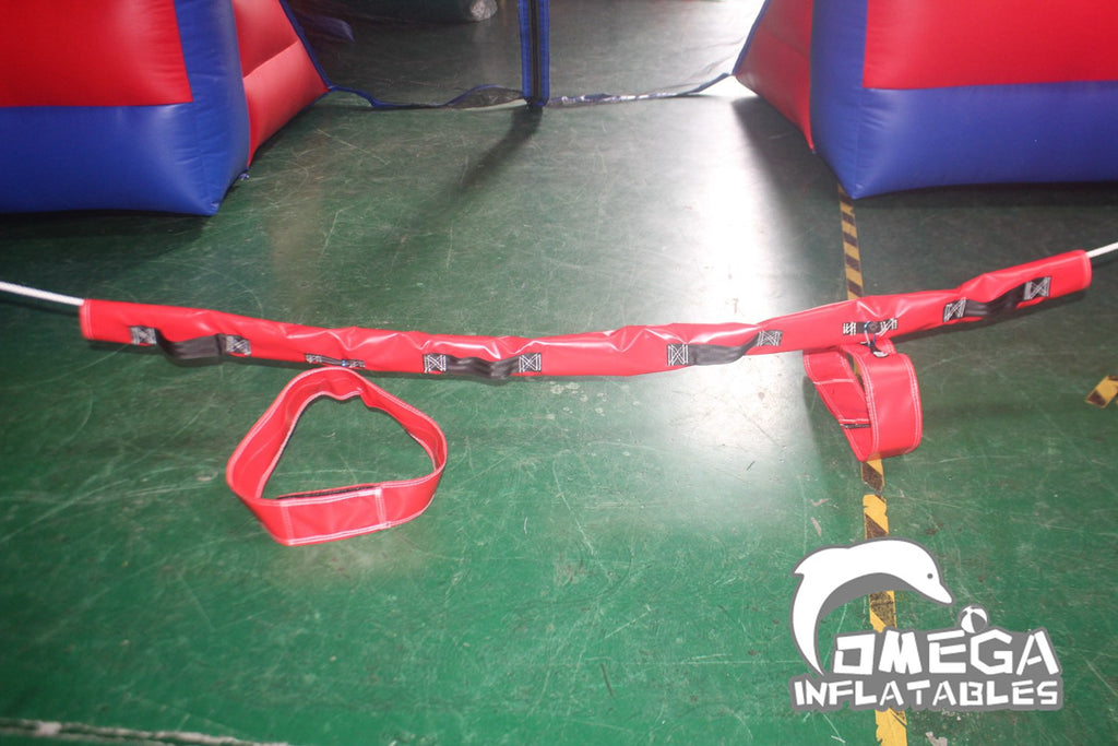Inflatable Human Foosball Court (Red & Blue)