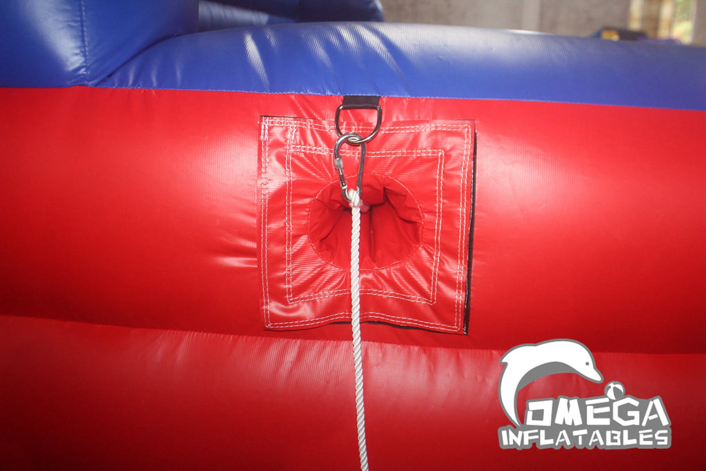 Inflatable Human Foosball Court (Red & Blue)