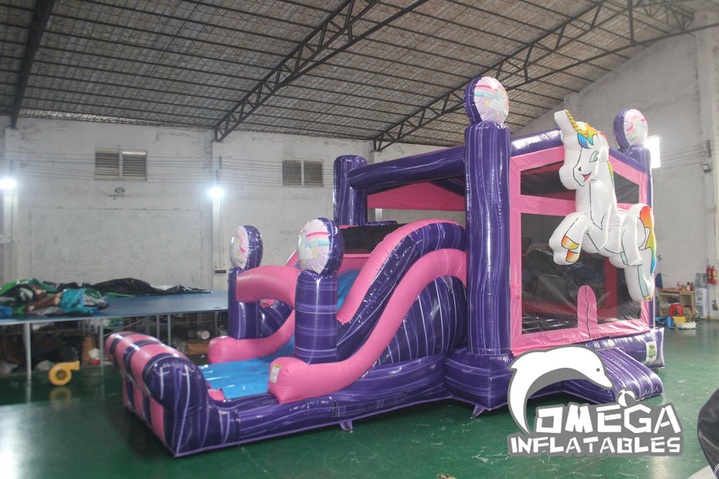 Inflatable Unicorn Combo Inflatable Moonwalk for Sale