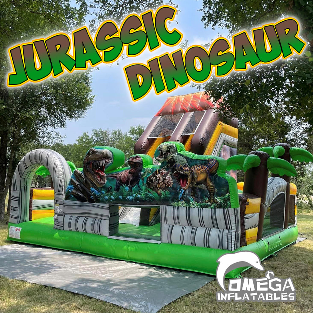 Jurassic Dinosaur Inflatable Playland