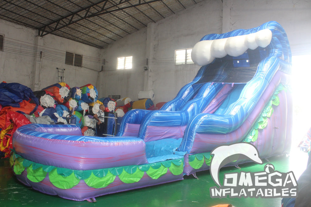 16FT Inflatable Mermaid Water Slide