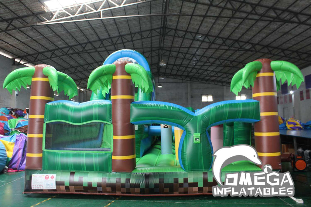 Minecraft Run Obstacle Course