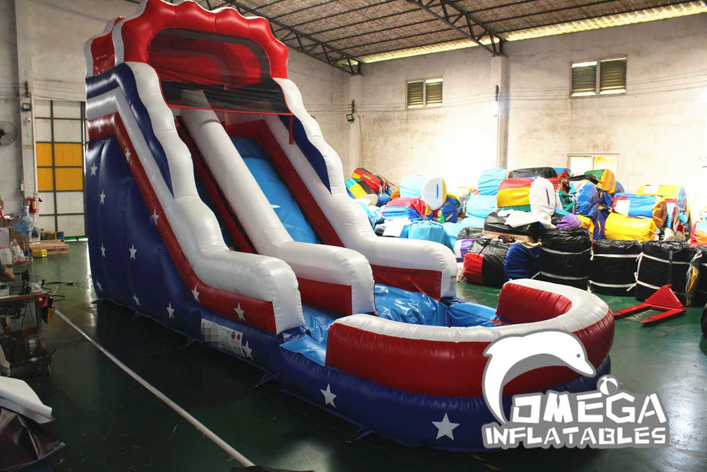 16FT Patriot Water Slide