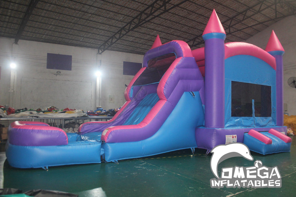Pink & Purple Inflatable Water Combo