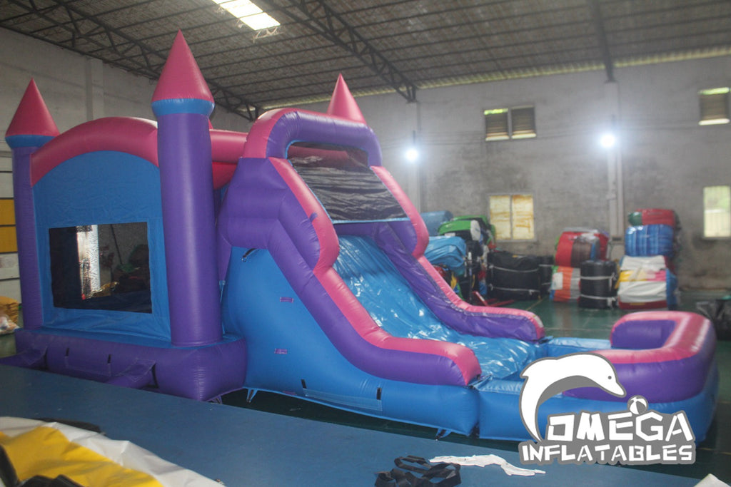 Pink & Purple Inflatable Water Combo