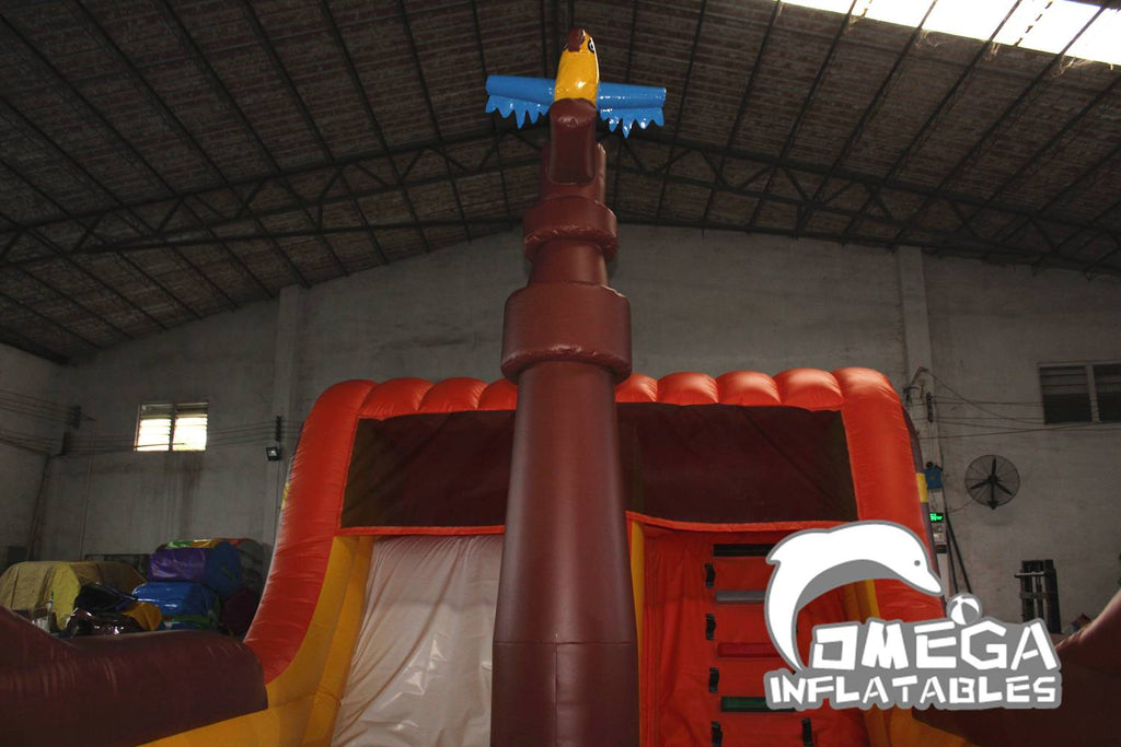 Inflatable Pirate Ship Slide