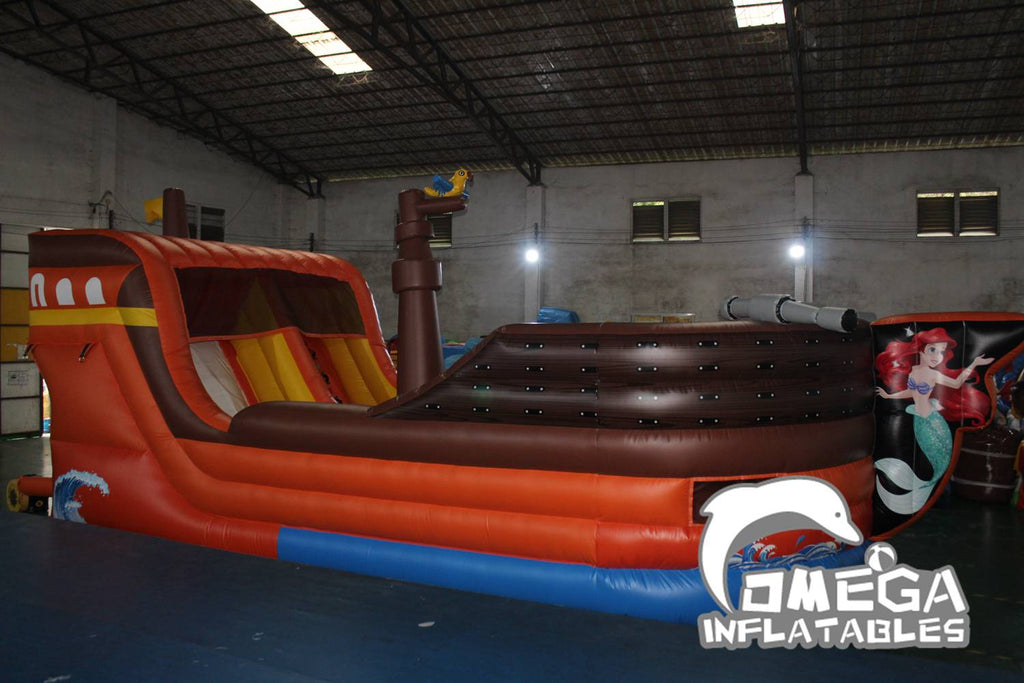 Inflatable Pirate Ship Slide
