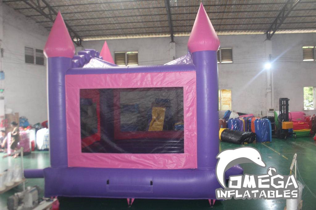 Purple & Pink Queen Bouncy Castle