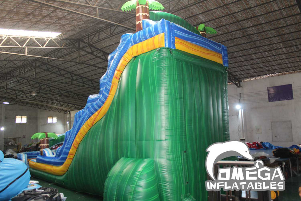 24FT Tropical Marble Water Slide