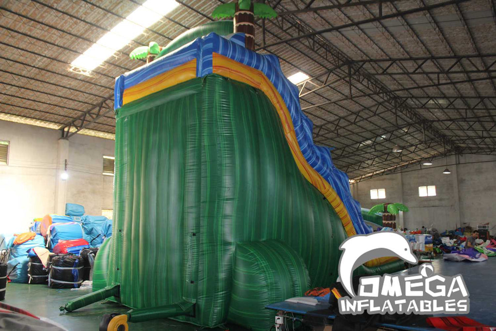24FT Tropical Marble Water Slide