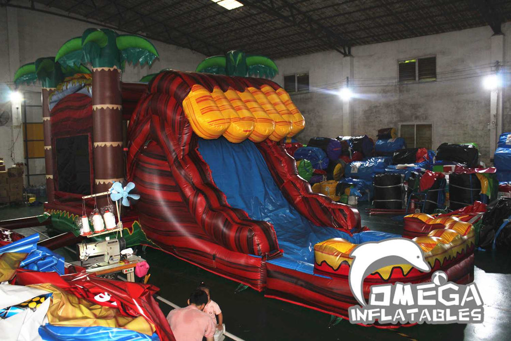 Volcano Inflatable Wet Dry Combo