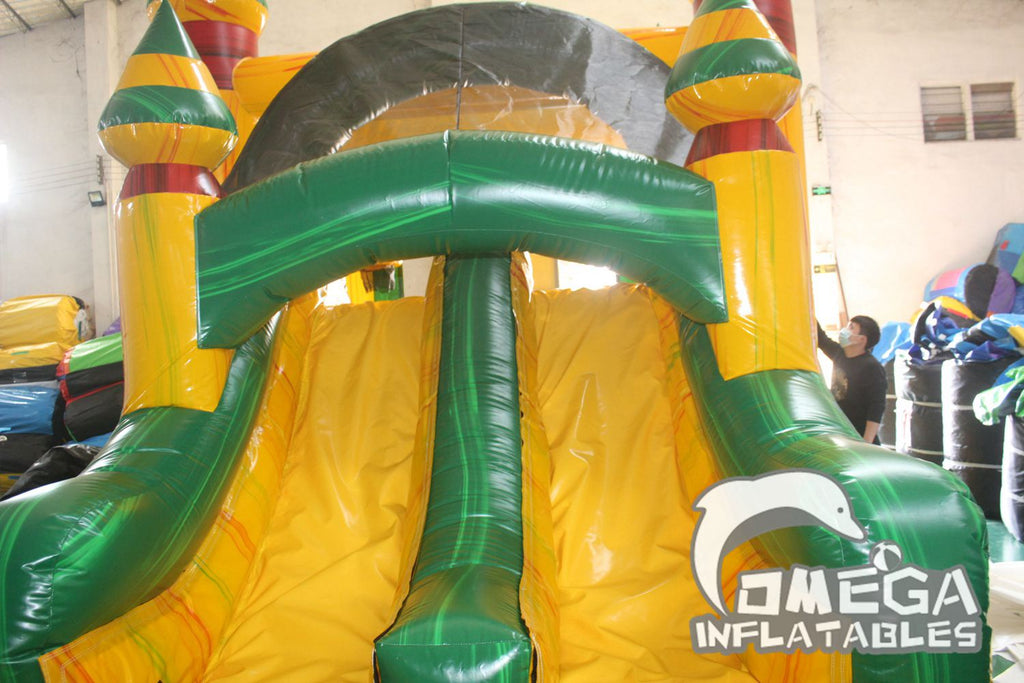 Fiesta Dual Lane Front Loader Combo Inflatables Wholesale