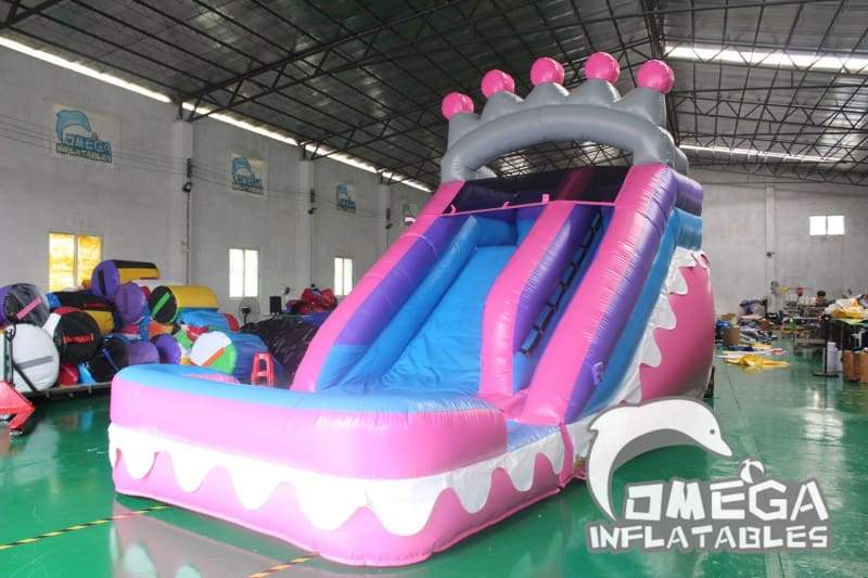 14FT Princess Tiara Water Slide