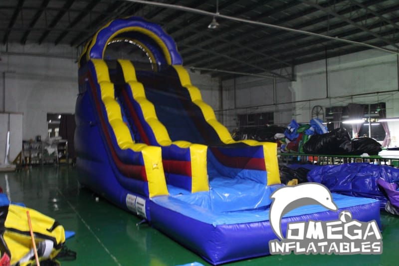 18FT Blue Archway Water Slide