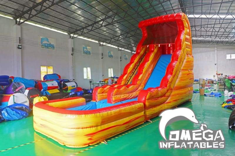 18FT Lava Falls Wet Dry Slide