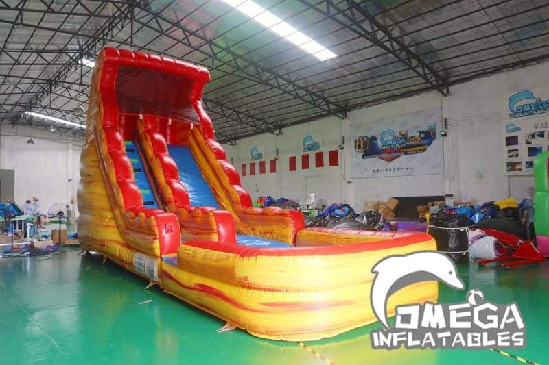 18FT Lava Falls Wet Dry Slide