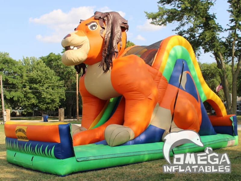 18FT Lion Dry Slide