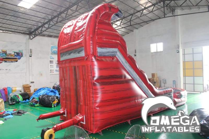 18FT Marble Red Wet Dry Slide